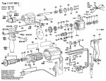 Bosch 0 601 182 003  Drill 220 V / Eu Spare Parts